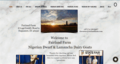 Desktop Screenshot of fairlandfarm.com